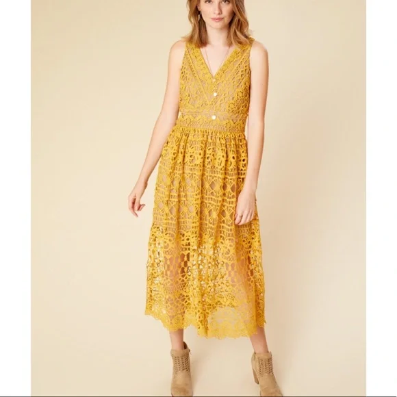 altar'd state crochet dress Altar'd State | Millie Crochet Maxi Dress | IVORY